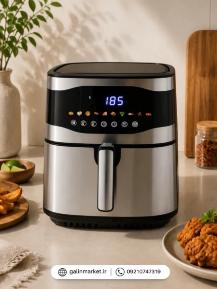 سرخ کن بدون روغن فلاویا مدل FL-890 هواپز 9 لیتری 2200 وات دیجیتال
